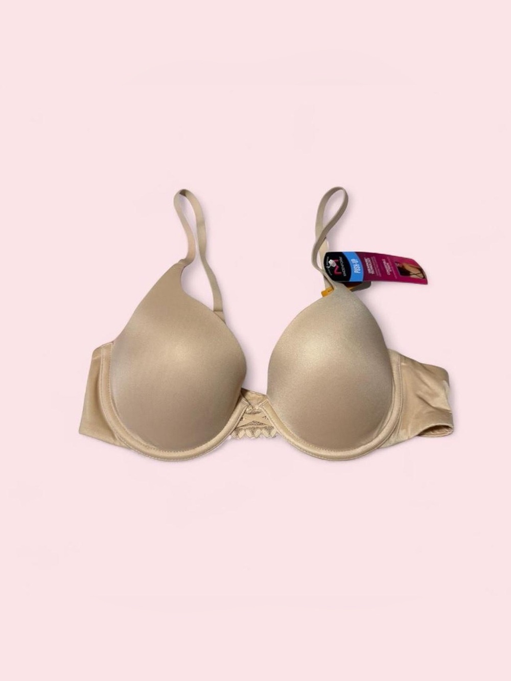Maidenform Light Beige Smooth Push Up T-Shirt Bra